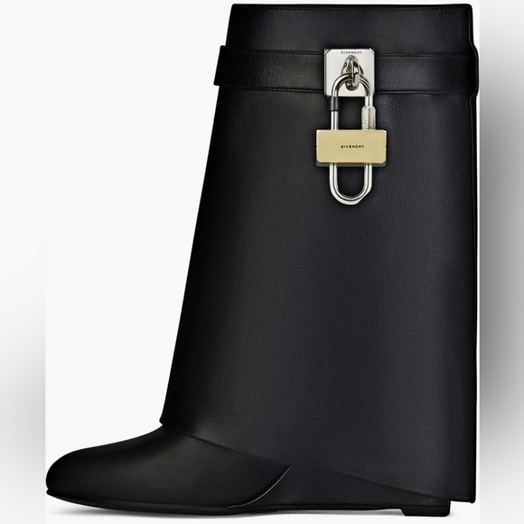 Givenchy Shark Lock Black Ankle Boots - Picture 3 of 14